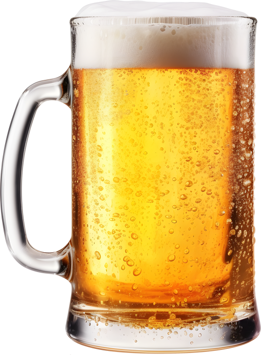 a mug of cold beer